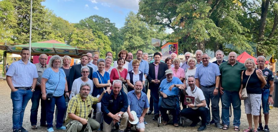 Teilnehmer Besuch Partnerstadt Gehren