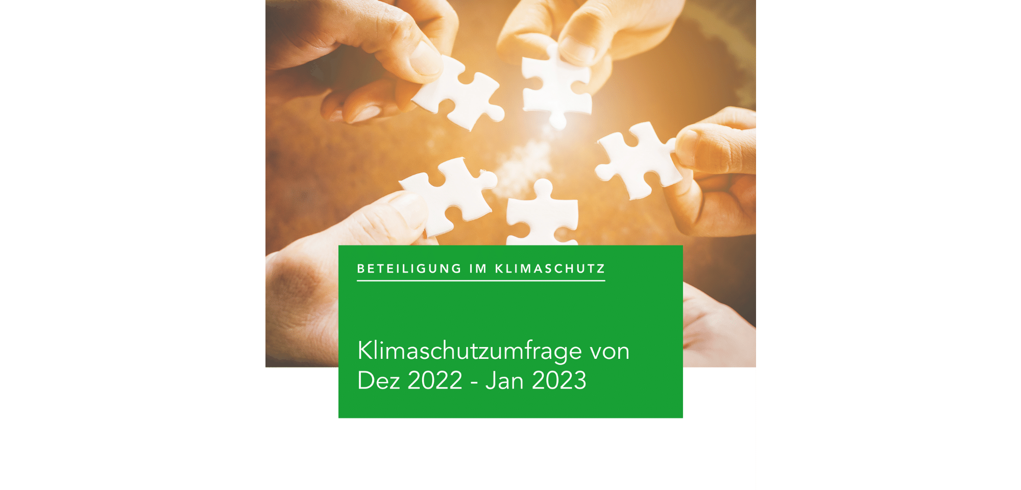 Klimaschutzumfrage Sharepic