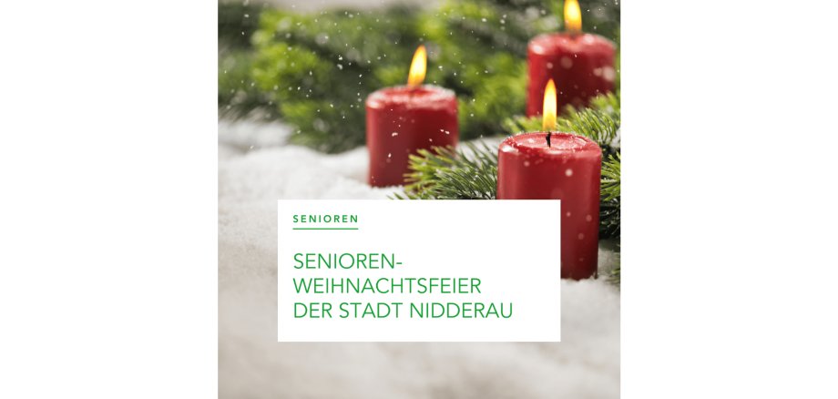 Seniorenweihnachtsfeier Nidderau Terminankündigung