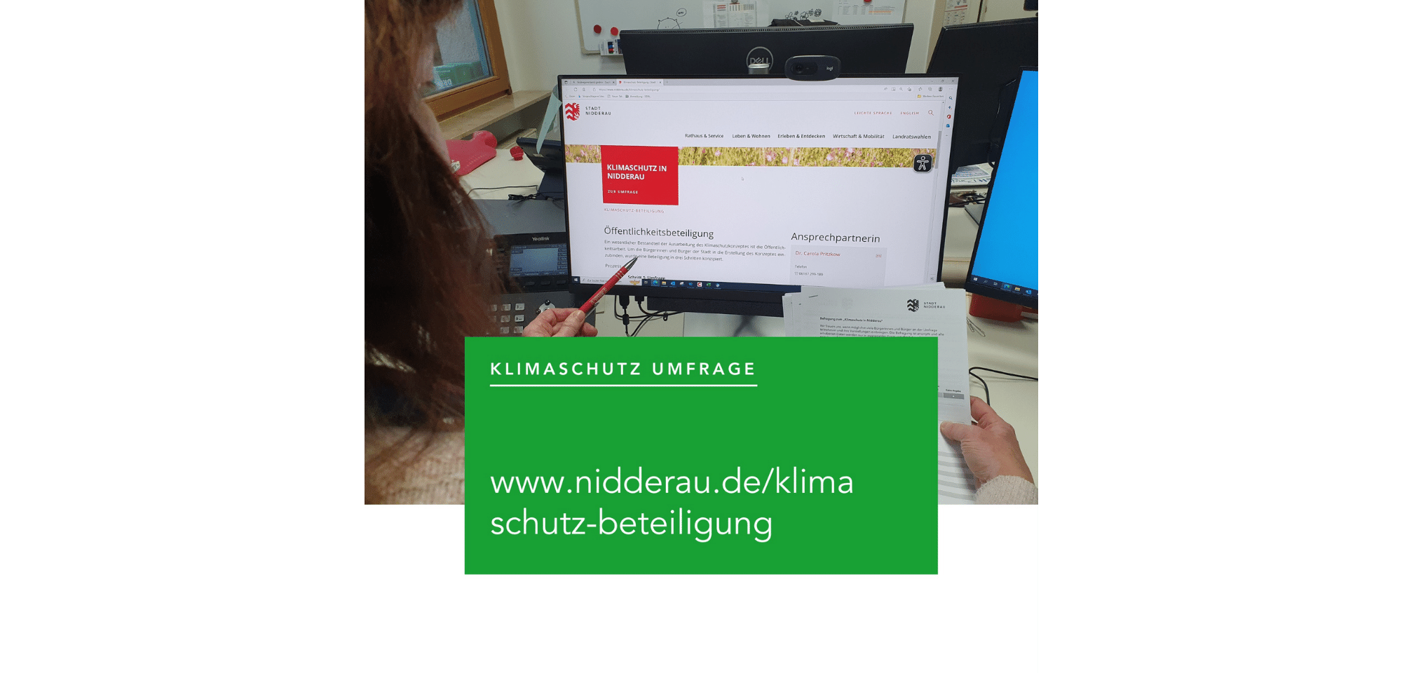 Klimaschutzumfrage: Stadt Nidderau wirbt für aktive Beteiligung