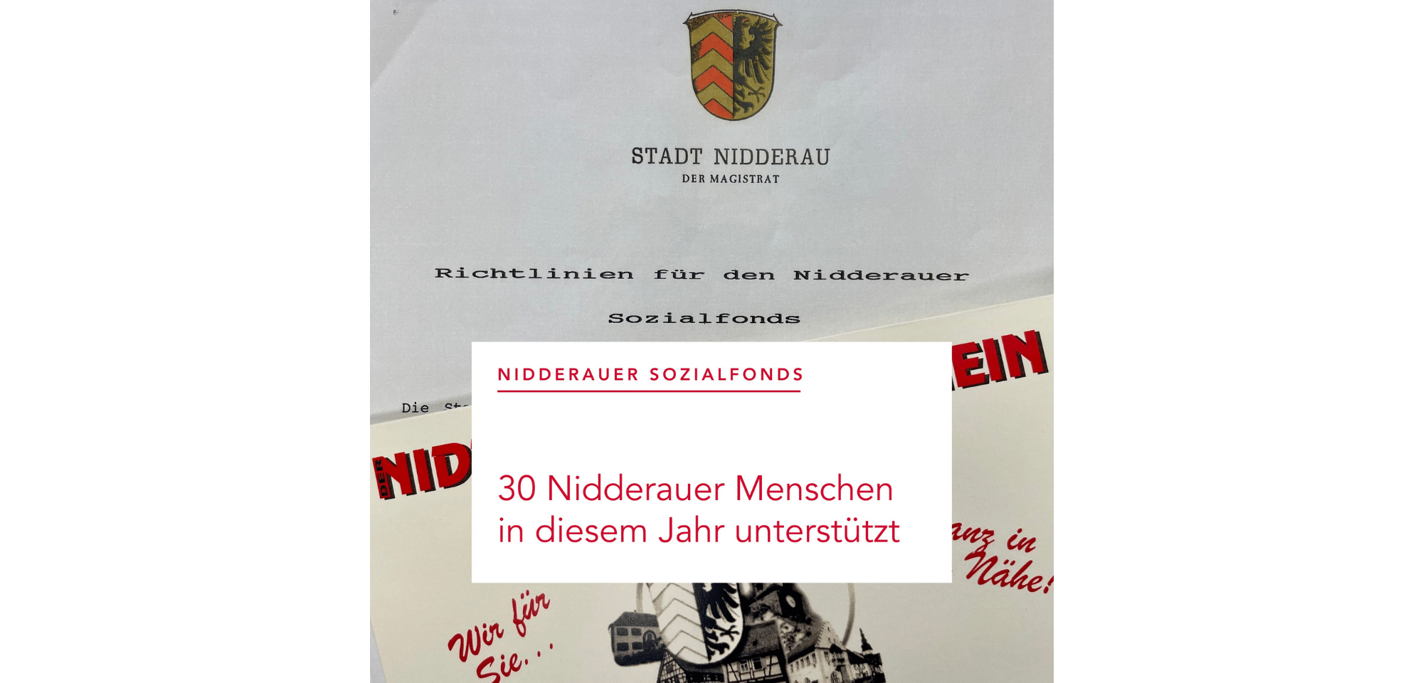 Ausschnitt aus Richtlinien des Nidderauer Sozialfonds