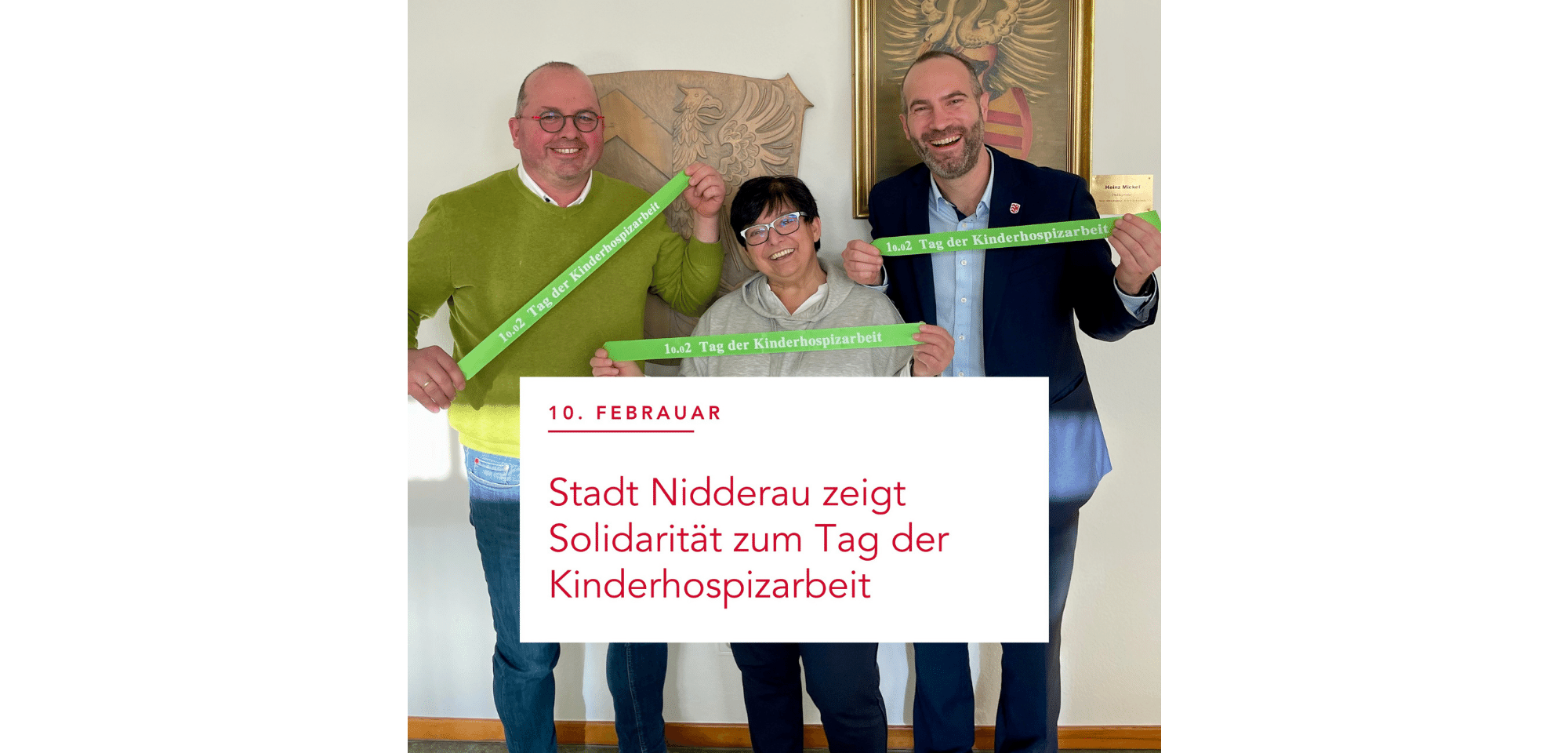 Stadtrat Vogel, Frau Czekalla und Bürgermeister Bär stehend