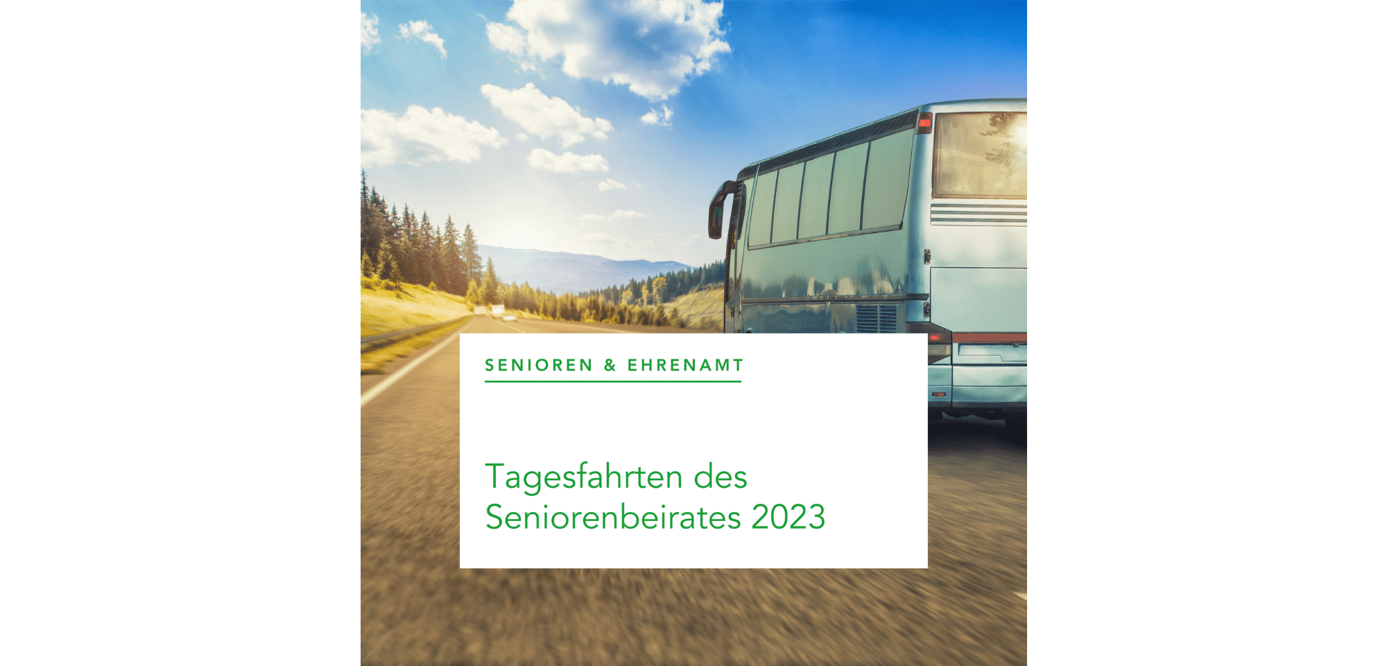 Reisebus auf Straße