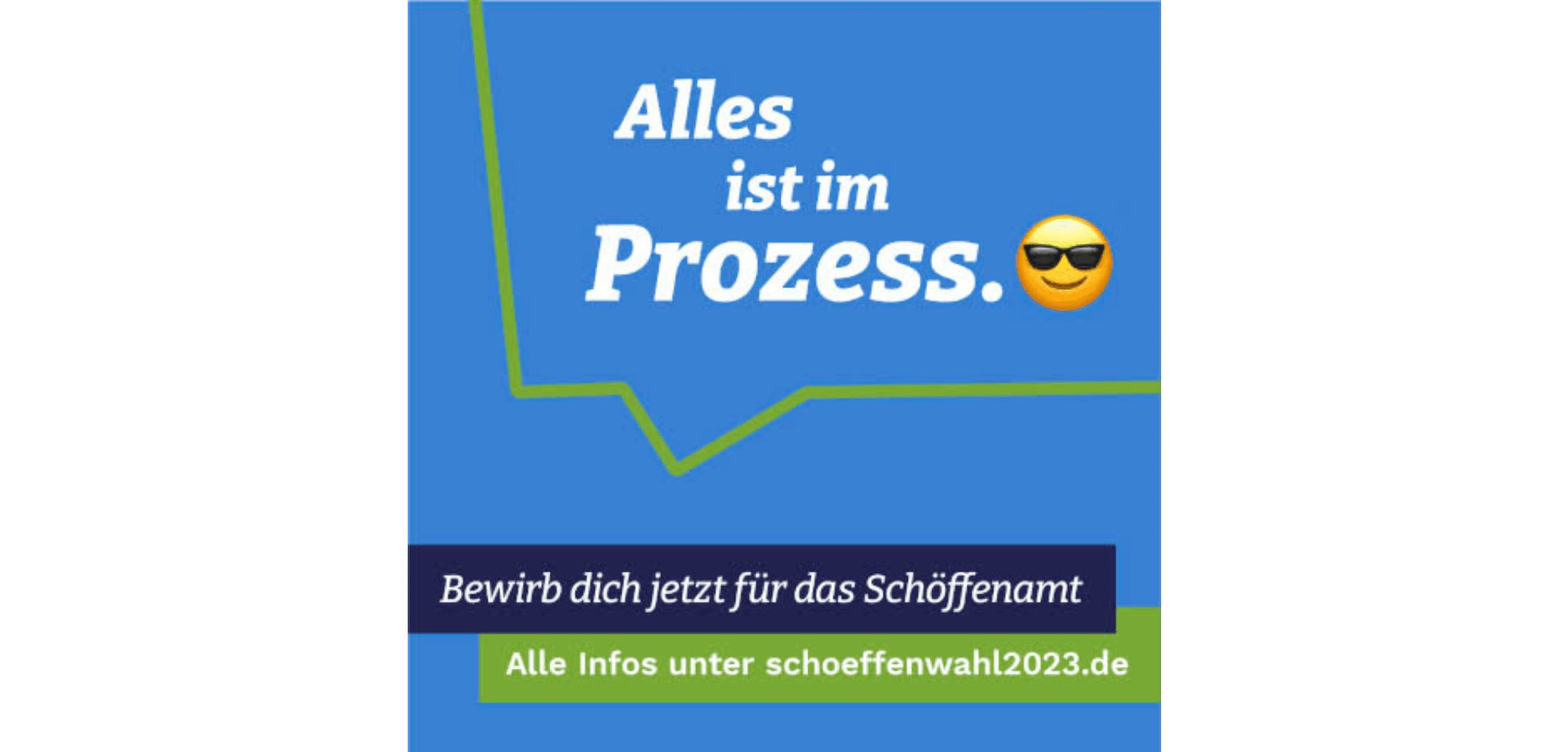 Schöffenwahl Wahlplakat