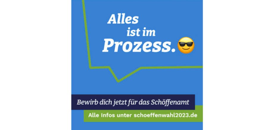 Schöffenwahl Wahlplakat
