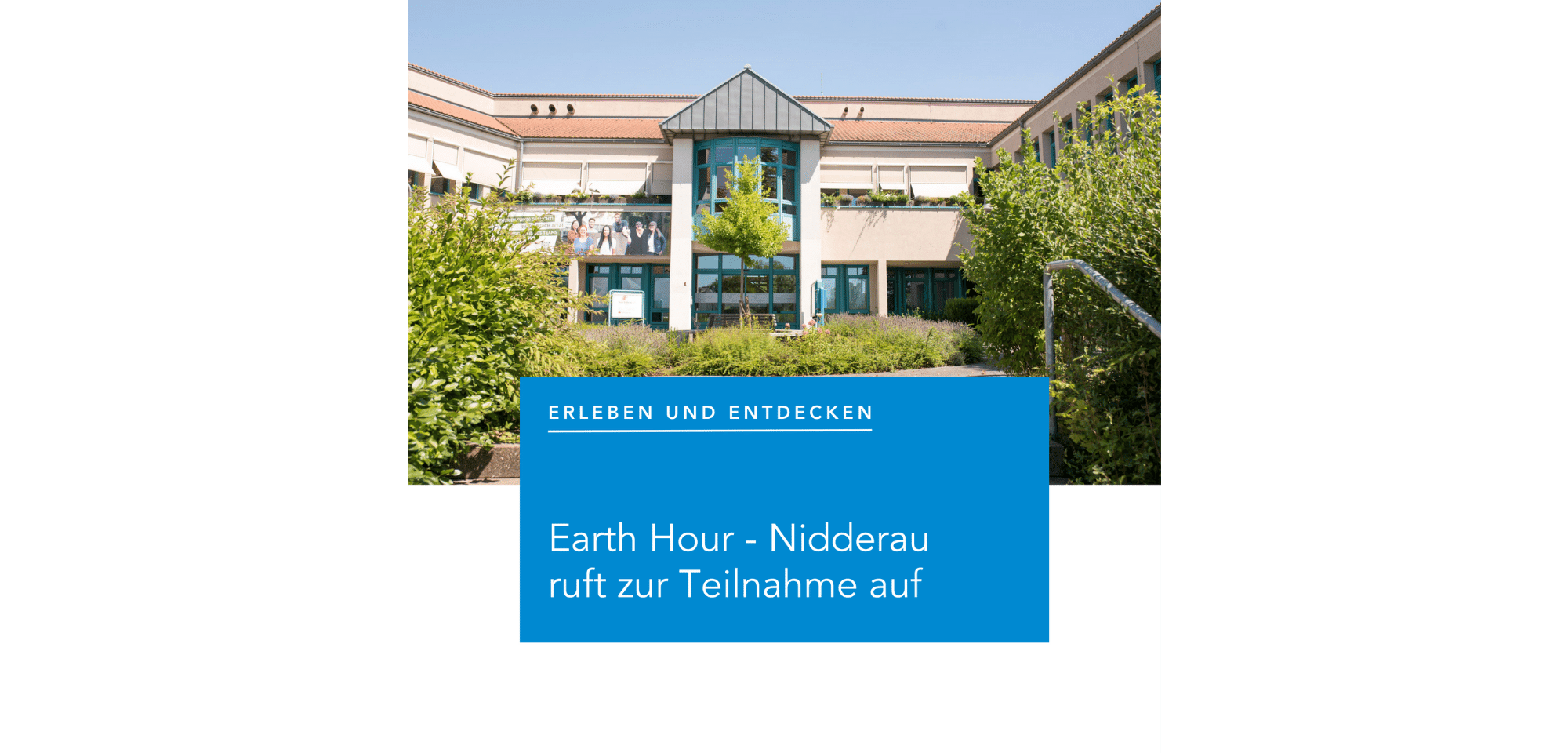 Ankündigung Earth Day