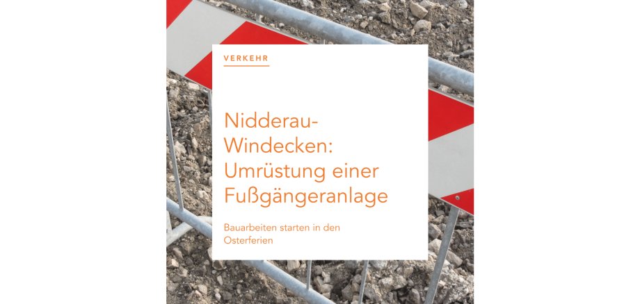 Baustellenabsperrung