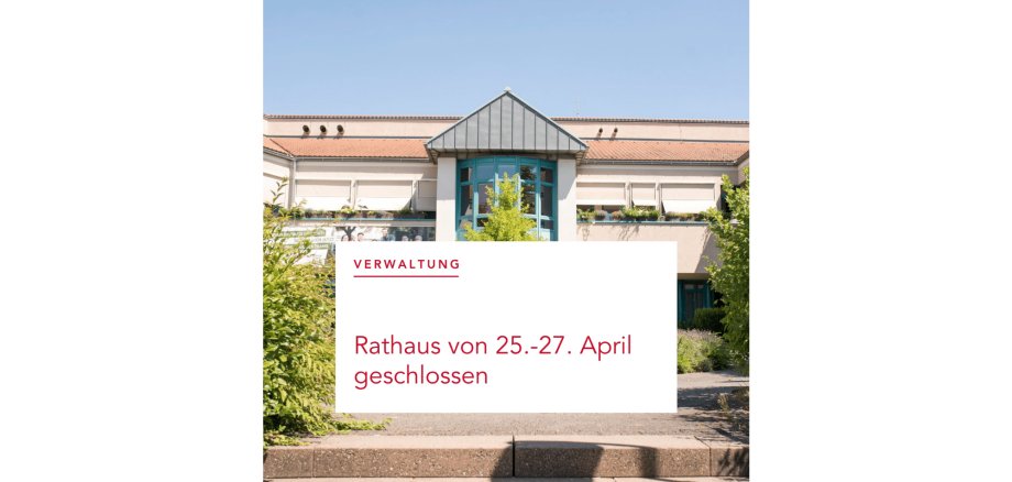 Rathausansicht von vorne