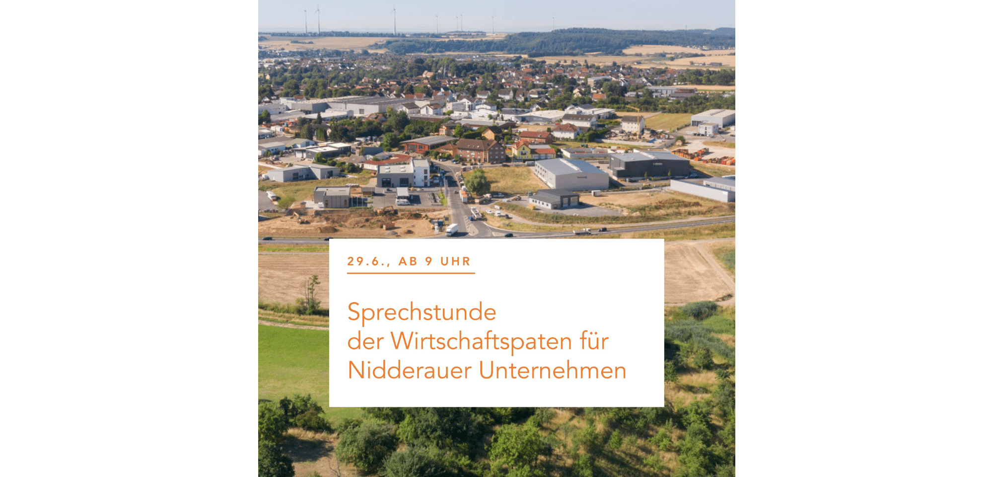 Sprechstunde der Wirtschaftspaten 29. Juni, ab 9 Uhr