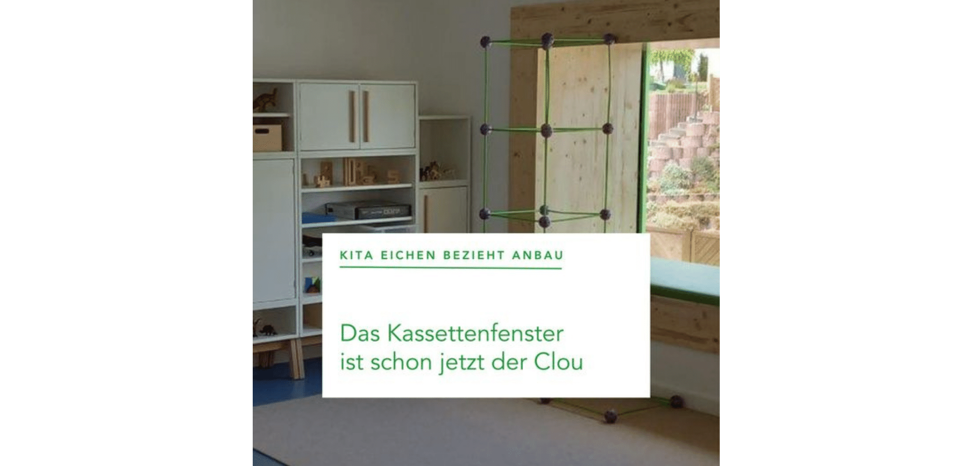 Kita Eichen bezieht neuen Erweiterungsbau