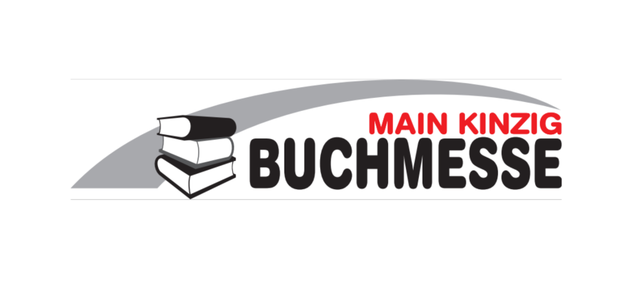 Logo mit einem Bücherstapel und der Aufschrift Main-Kinzig Buchmesse
