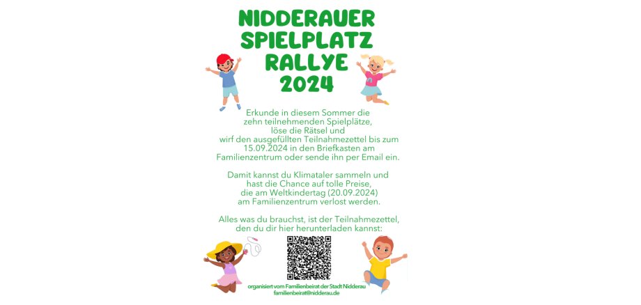 Flyer Spielplatzrallye