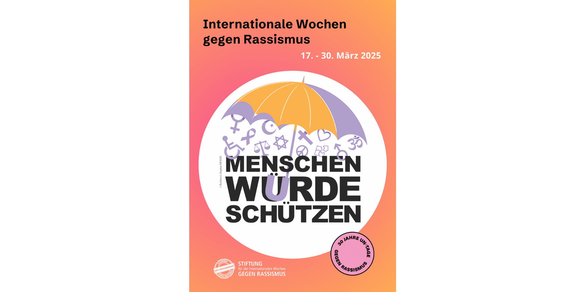 Plakat mit Veranstaltungshinweis