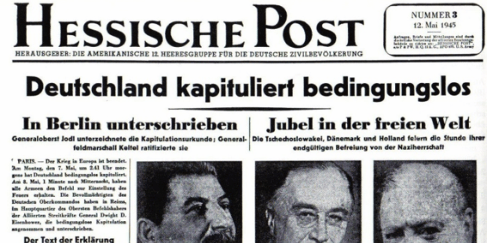 Zeitungsausschnitt aus alter Zeitungsausgabe