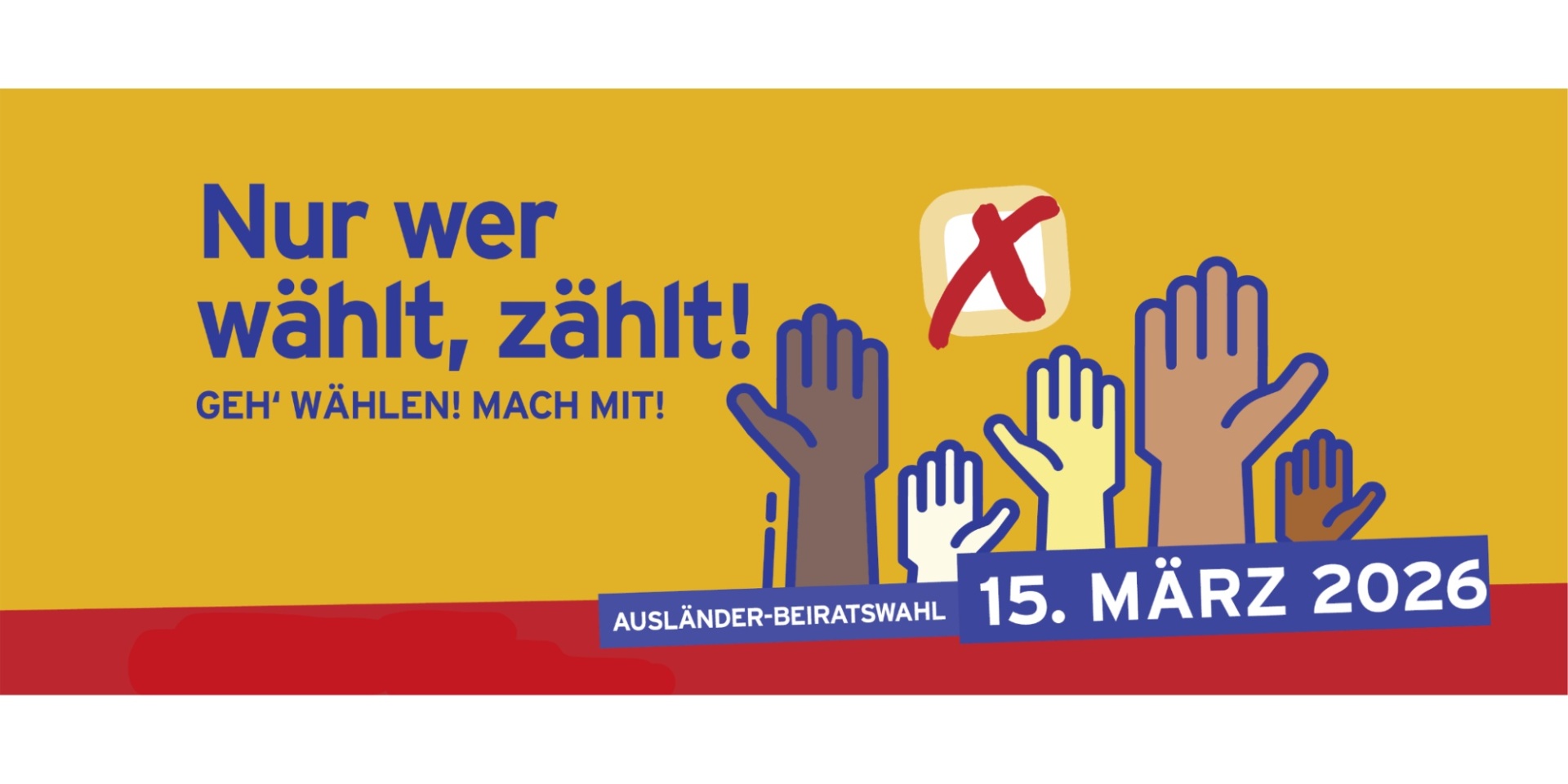 Flyer Ausländerbeiratswahl