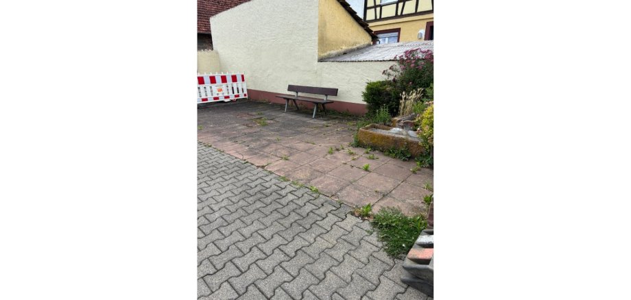 Versiegelte Fläche in einer Stadt