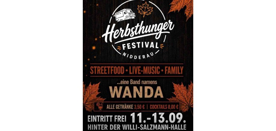 Plakat Veranstaltung Herbsthunger