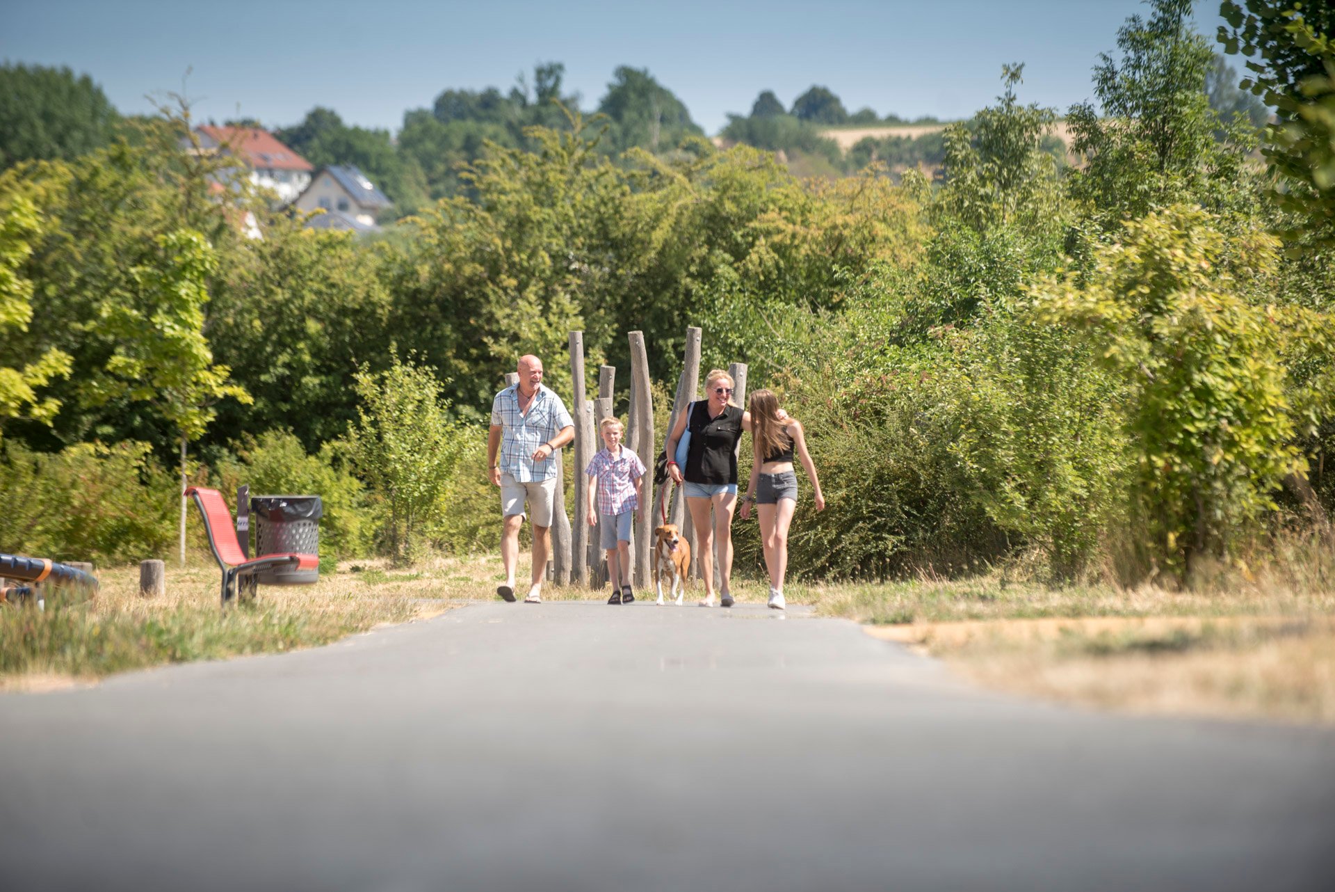 Familie im Nidderauer Familienpark