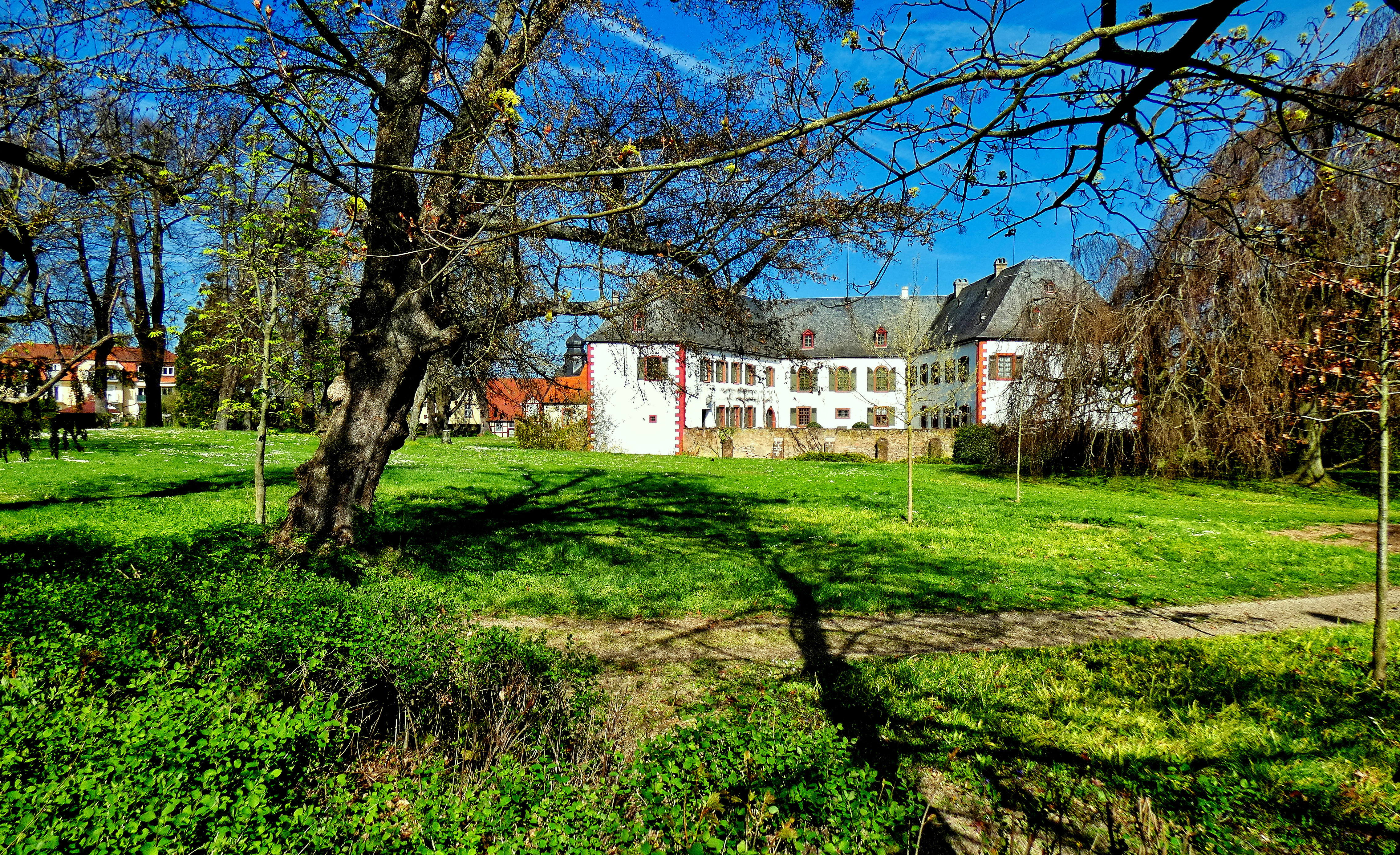 Parkansicht Oberburg Heldenbergen
