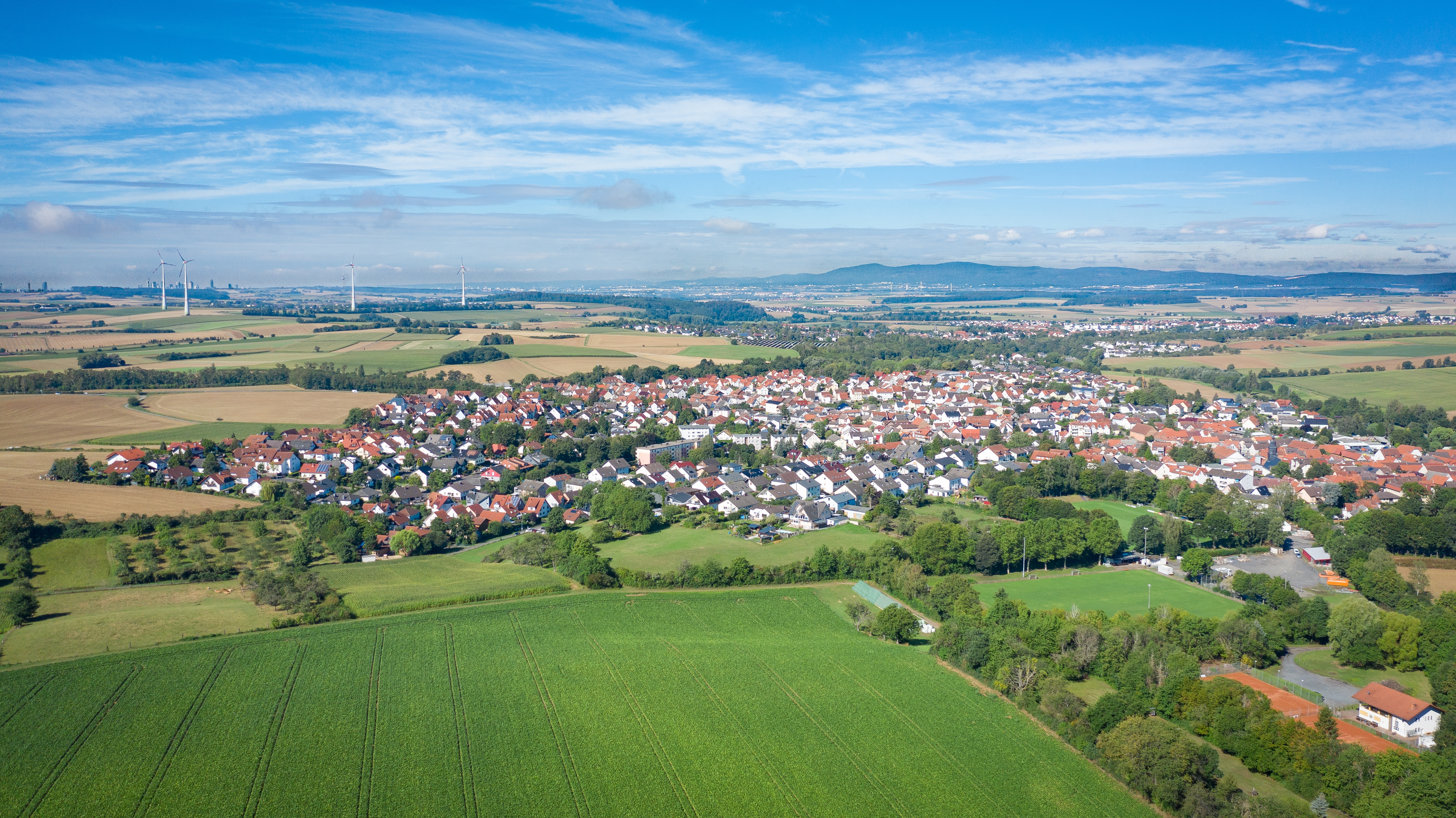Luftbildaufnahme Ostheim