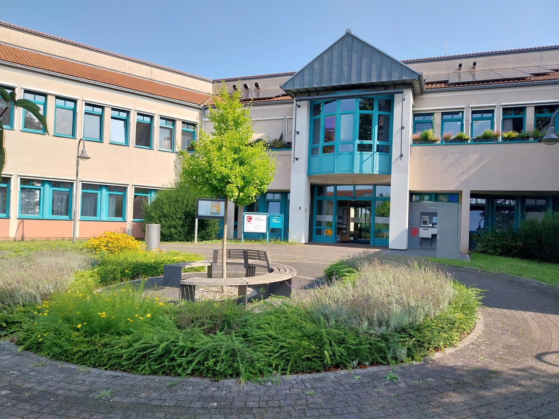 Ansicht Eingang Rathaus