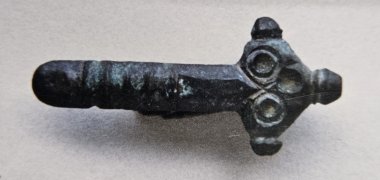 Stab mit Verzierungen