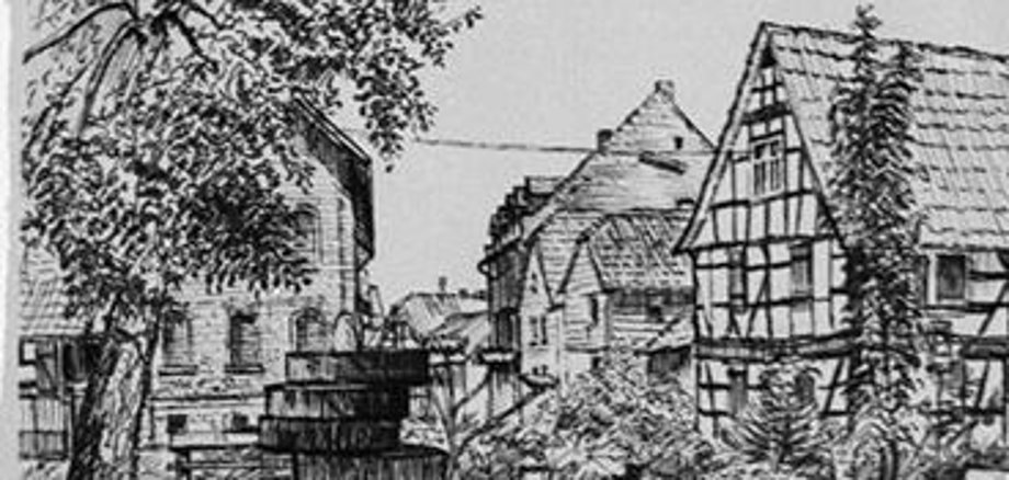 Historisches Stadtfoto Ostheim