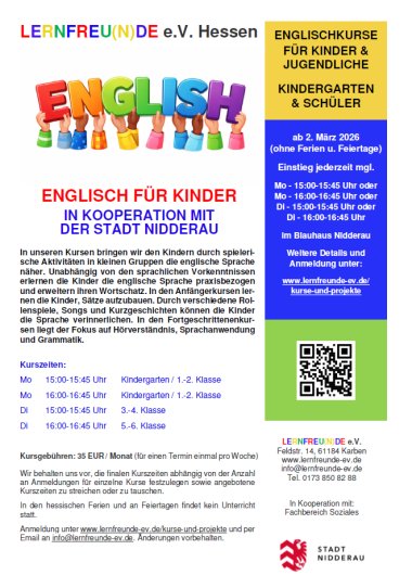 Flyer Lernhilfe Englisch