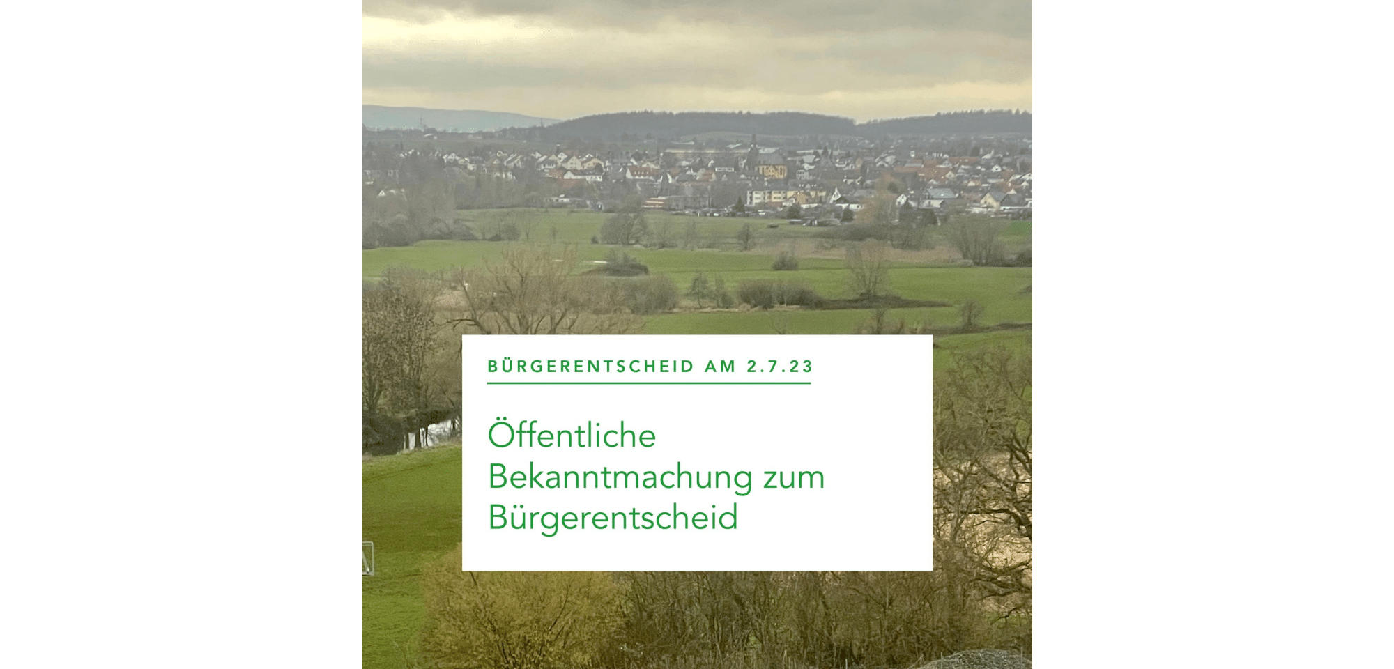 Luftbildaufnahme Nidderau